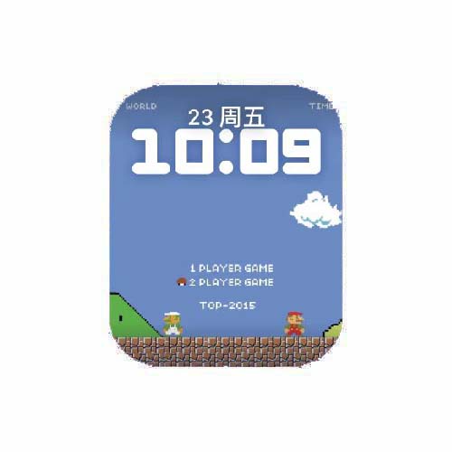 马里奥人像原生表盘