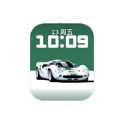 赛车数字人像表盘