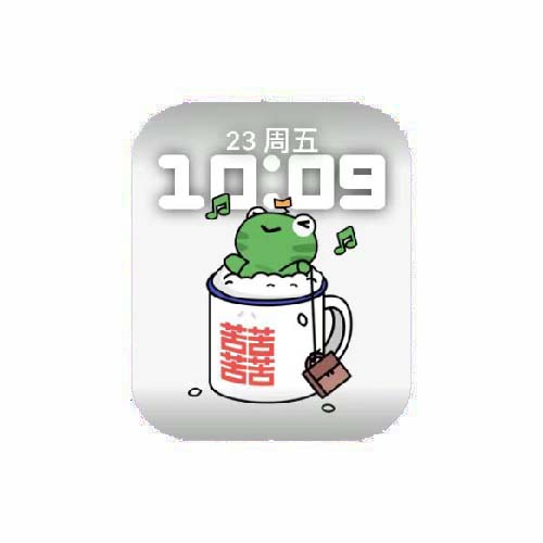 小青蛙数字人像原生表盘