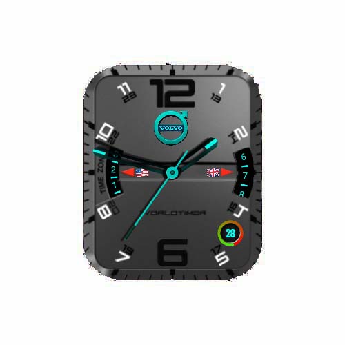 VOLVO沃尔沃数字指针表盘