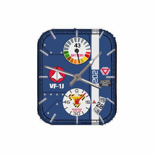 超时空要塞数字指针表盘