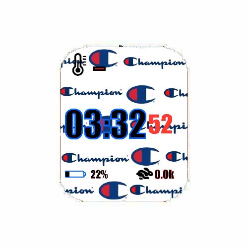 Champion冠军数字表盘