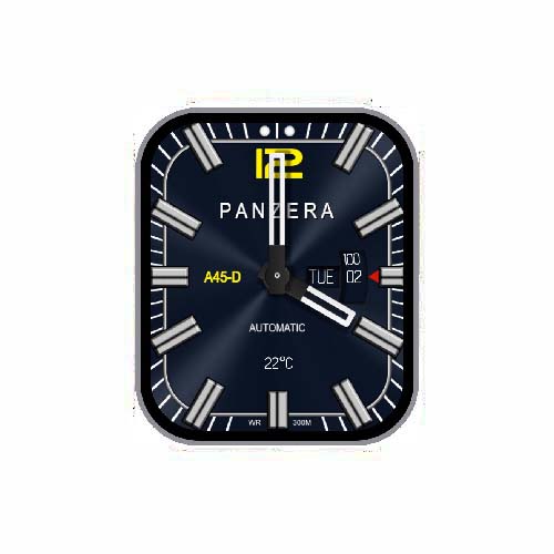 沛纳海PANERAI数字指针表盘