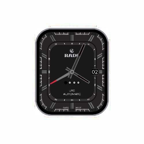 RADO瑞士雷达简约指针表盘