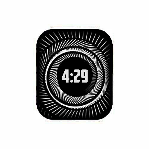 简约动态旋转数字表盘