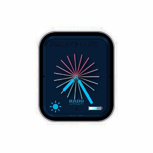 RADO瑞士雷达简约指针表盘