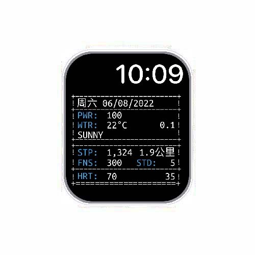 数字运动黑色S7表盘