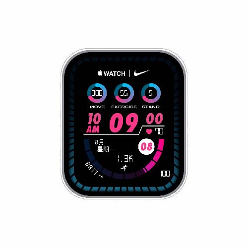 NIKE耐克数字表盘