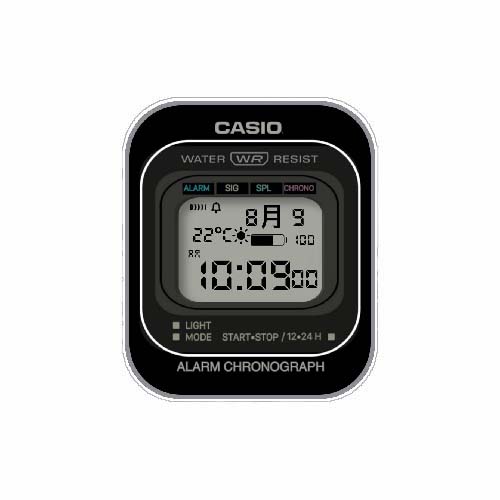 CASIO卡西欧数字运动表盘