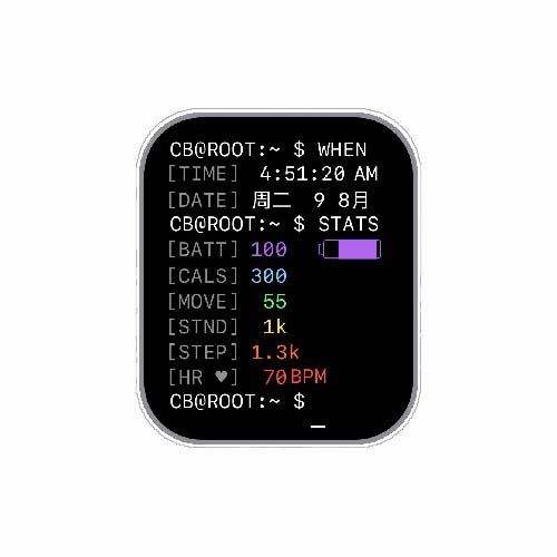 极客风数字运动黑色表盘