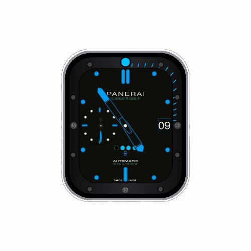 沛纳海PANERAI数字指针表盘