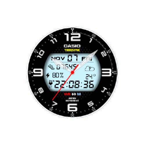 华为Watch 3数字心率CASIO卡西欧运动表盘