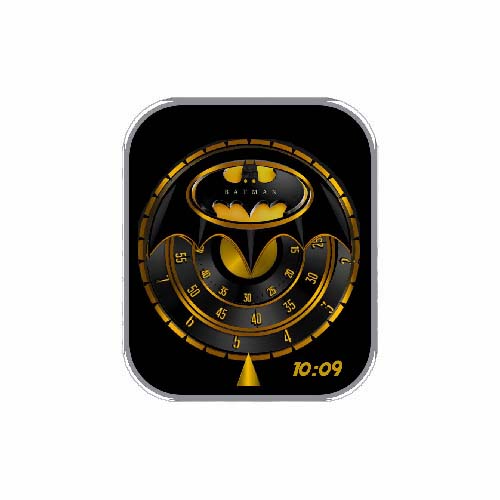 蝙蝠侠数字旋转表盘