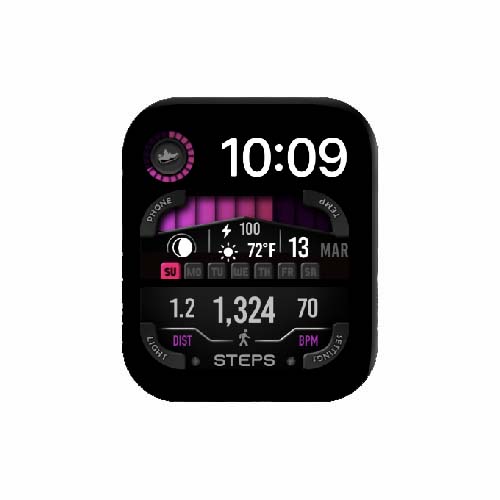 数字天气运动步数S7表盘