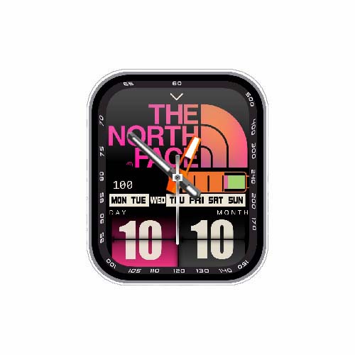 TheNorthFace北面数字指针表盘