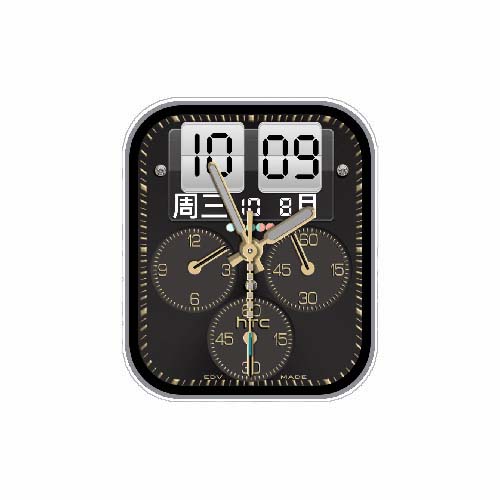 HTC风格数字指针表盘