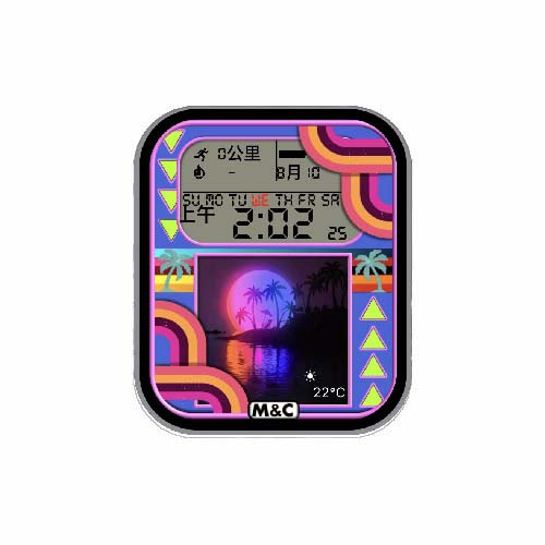 M&C数字夏日表盘