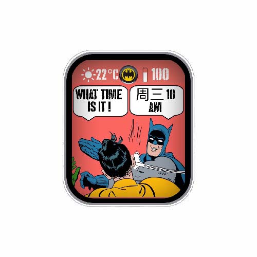 蝙蝠侠数字表盘