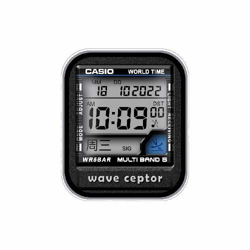 CASIO卡西欧数字运动表盘