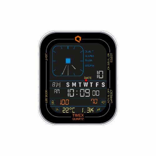TIMEX天美时数字表盘