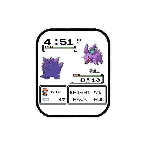 数码宝贝宝可梦数字表盘