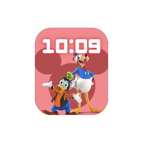 迪士尼唐老鸭数字人像表盘