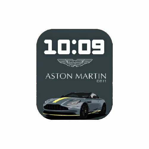 阿斯顿马丁数字人像表盘
