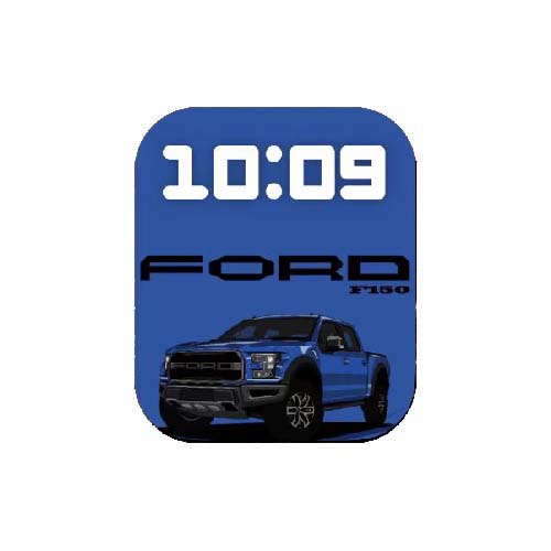 福特数字人像表盘