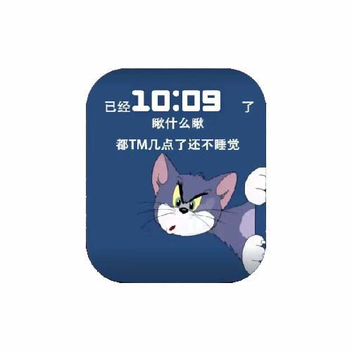 汤姆猫数字人像表盘