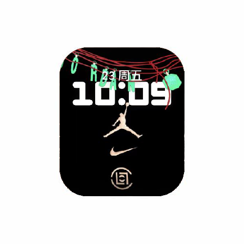 NIKE耐克乔丹数字人像表盘