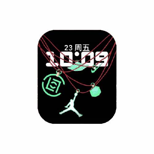 NIKE耐克乔丹数字人像表盘