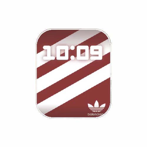 阿迪达斯数字人像表盘