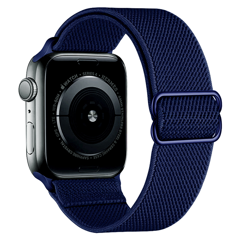 适用38/40/41mm苹果手表表带iwatch7表带6/5代applewatch单圈编织尼龙回环式男女SE运动彩虹硅胶配件（iwatch全系列通用）