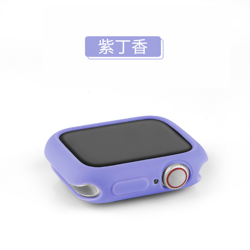 iwatch保护套苹果手表表壳apple表带watch44/42/40/38mm钢化膜硅胶一体全包硬壳417/6/5/4代通用se软壳配件45