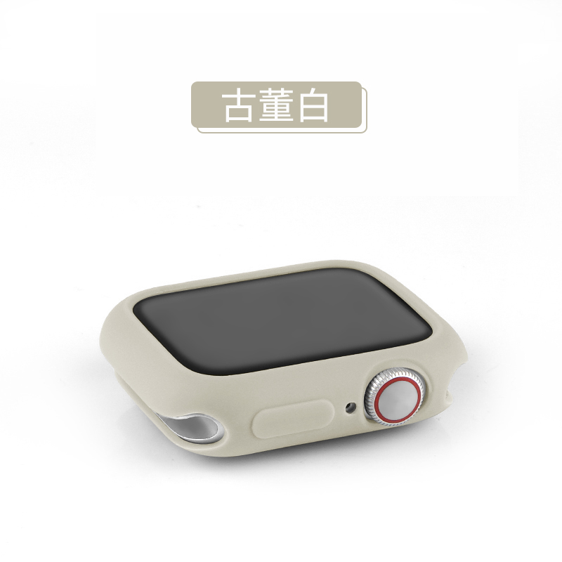 iwatch保护套苹果手表表壳apple表带watch44/42/40/38mm钢化膜硅胶一体全包硬壳417/6/5/4代通用se软壳配件45