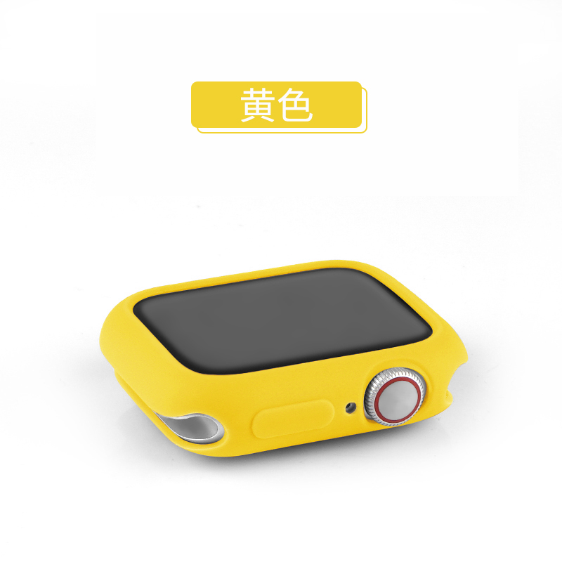 iwatch保护套苹果手表表壳apple表带watch44/42/40/38mm钢化膜硅胶一体全包硬壳417/6/5/4代通用se软壳配件45