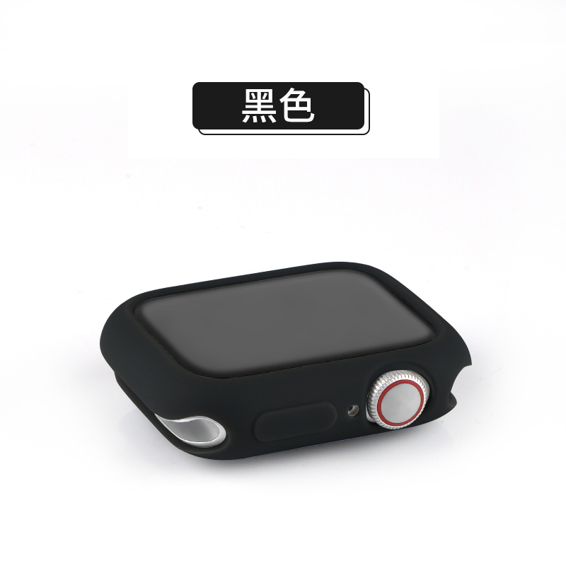 iwatch保护套苹果手表表壳apple表带watch44/42/40/38mm钢化膜硅胶一体全包硬壳417/6/5/4代通用se软壳配件45