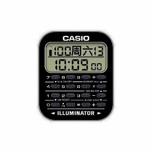 CASIO卡西欧数字运动表盘
