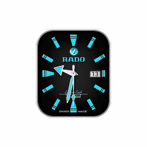 RADO瑞士雷达简约指针表盘