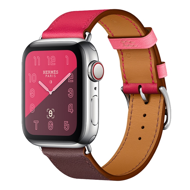 适用apple watch6表带苹果手表带S7软真皮潮iwatch2/3代女男iphone series潮新运动透气42/40/44/41mm