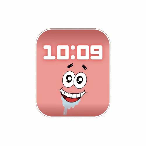 派大星数字人像表盘