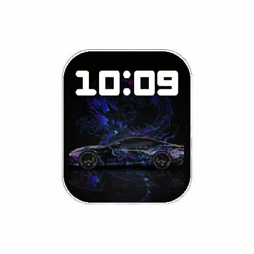 汽车数字人像表盘