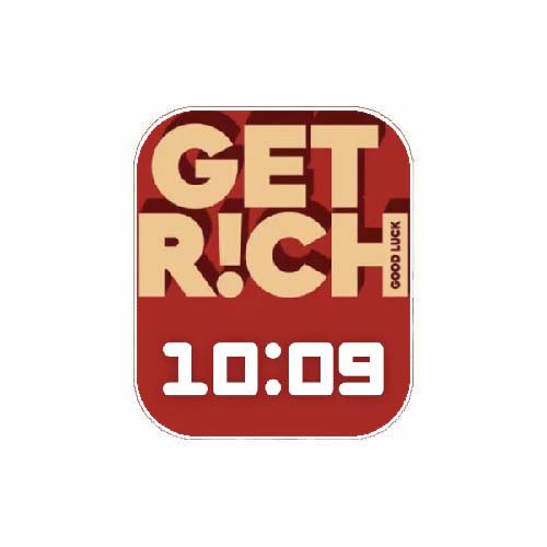 GET RICH数字人像表盘