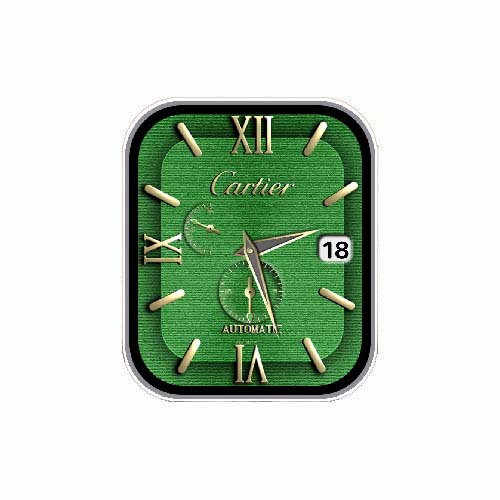CARTIER卡地亚数字指针表盘