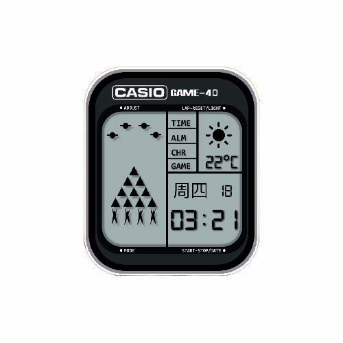 CASIO卡西欧数字运动表盘