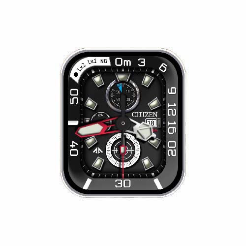 CITIZEN西铁城数字指针表盘