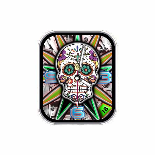 骷髅头数字指针表盘