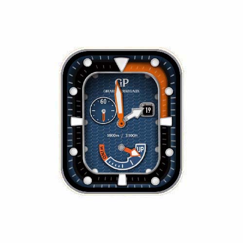 GIRARD PERREGAUX数字指针表盘