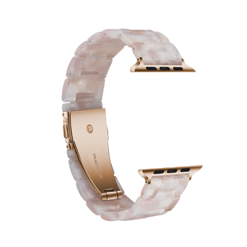 小红书推荐适用iwatch6/4/5表带apple watch6/5/4/3/2表带苹果手表表带树脂时尚44/40/42/38mm男女series SE