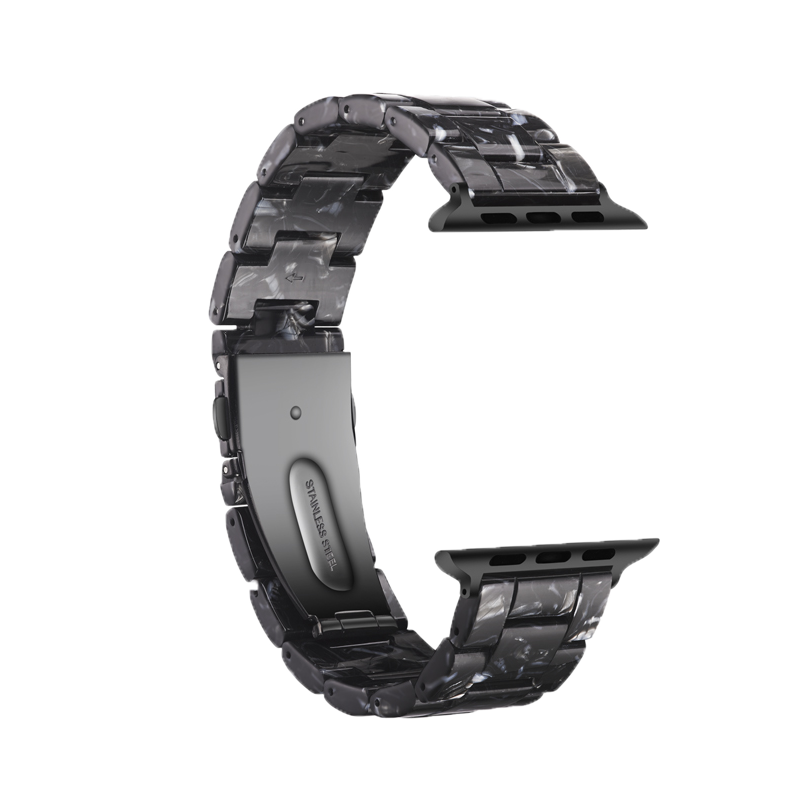 小红书推荐适用iwatch6/4/5表带apple watch6/5/4/3/2表带苹果手表表带树脂时尚44/40/42/38mm男女series SE